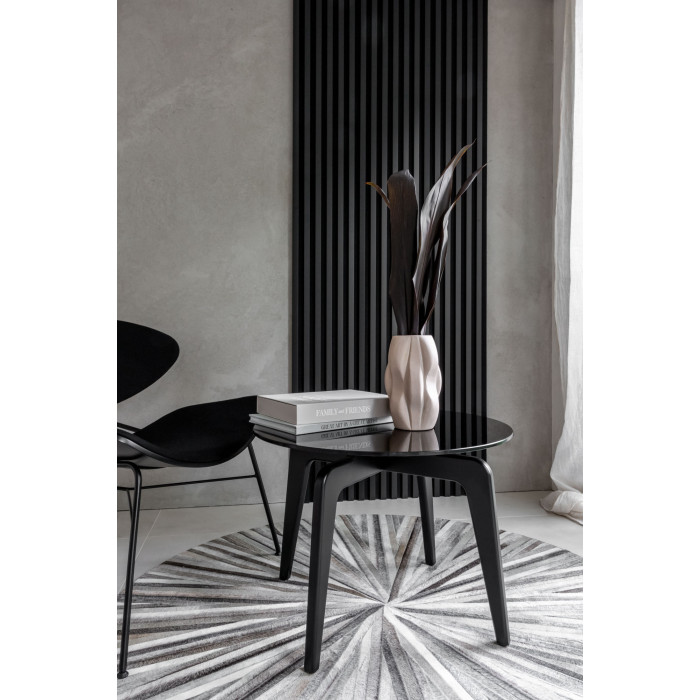 Wooden wall panel 2700 x 400mm (Black - White)